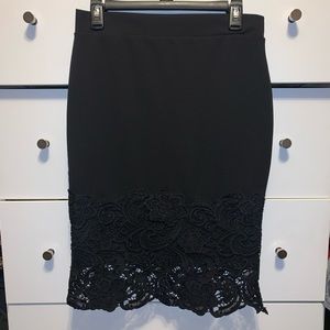 Black skirt